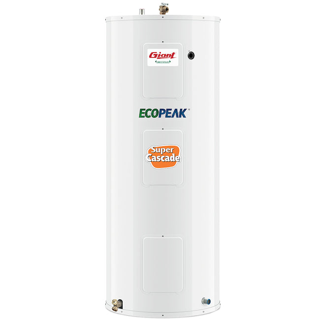 Chauffe-eau Super Cascade 60 gallons - Giants - INSTALLATION INCLUSE - Garantie 10 ans fuites - ECOPEAK