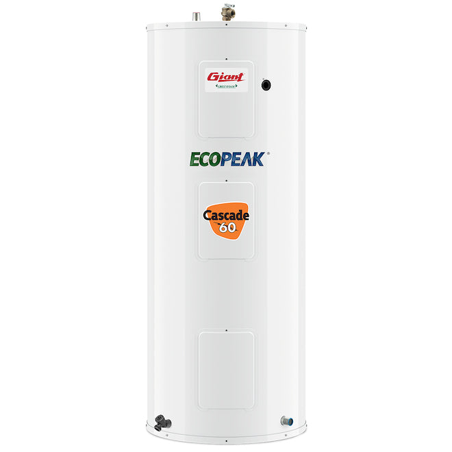 Chauffe-eau Cascade 60 gallons - Giants - INSTALLATION INCLUSE - Garantie 8 ans fuites - ECOPEAK
