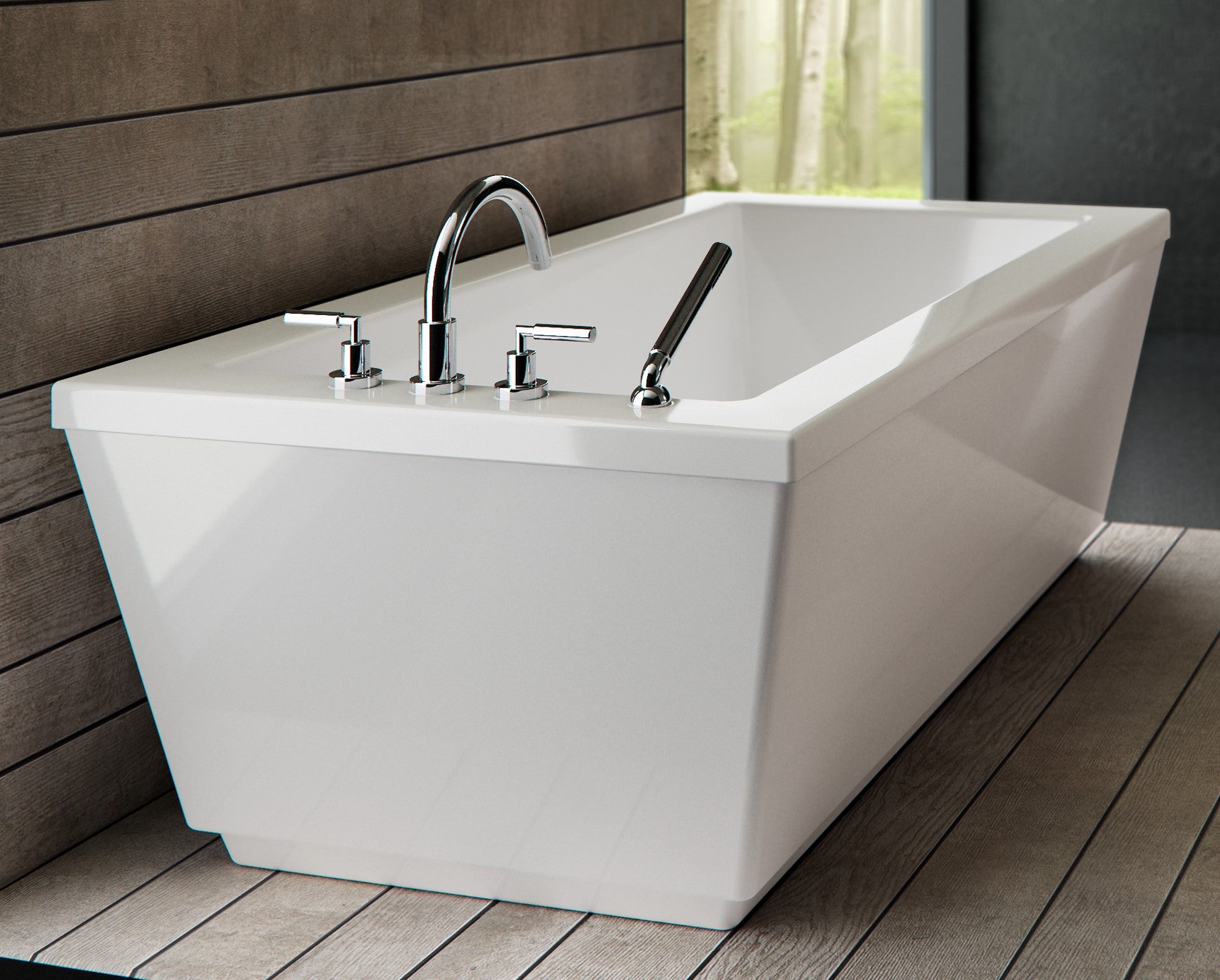 Bain Autoportant 2 Pièces IMPACT 32x60, Blanc - Produits Neptune