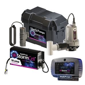 Pompe de secours à batterie Liberty StormCell 442-10A-EYE avec Wi-Fi NightEye
