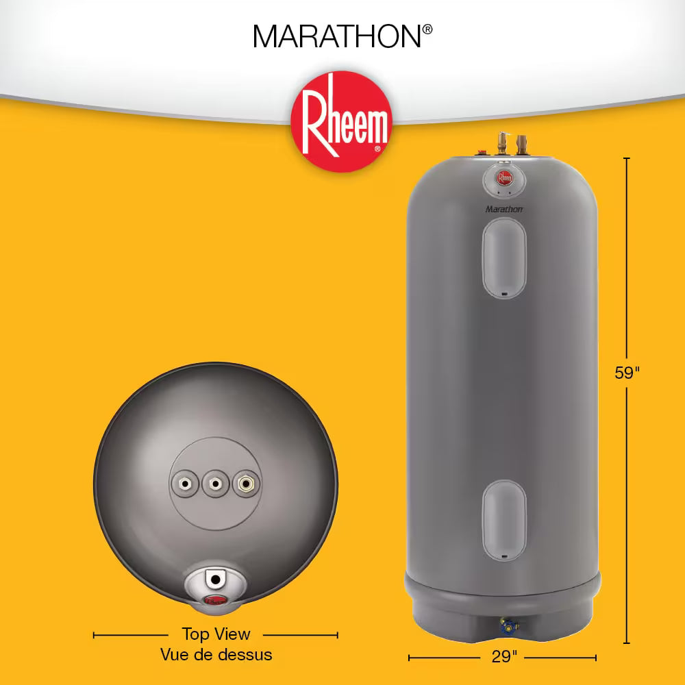 Chauffe-eau Rheem Marathon - 75 Gallons - Garantie à vie - Installation incluse